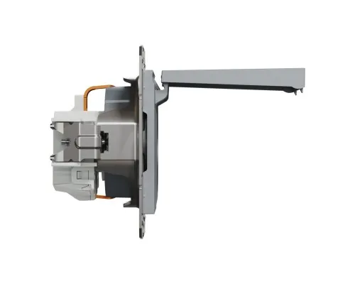 Розетка Schneider Electric ASFORA з кришкою, сталь (EPH3100162)