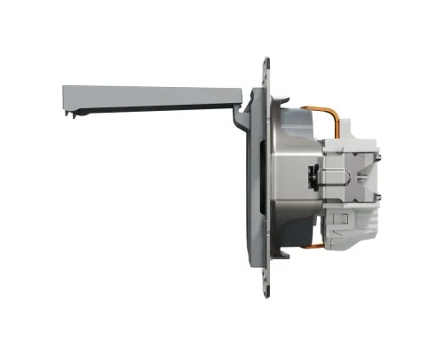 Розетка Schneider Electric ASFORA з кришкою, сталь (EPH3100162)