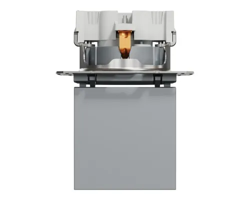 Розетка Schneider Electric ASFORA з кришкою, сталь (EPH3100162)