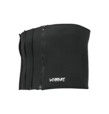 Пояс для схуднення LiveUp Zipper Slim Belt (94-84)x27.5см чорний LS3039A (6951376126105)
