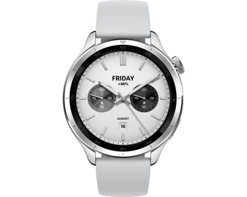 Смарт-годинник Xiaomi Watch S4 Silver BHR9197GL (1126557)