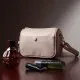 Сумка Vintage Компактна крос-боді жіноча з натуральної шкіри Біла (22591)