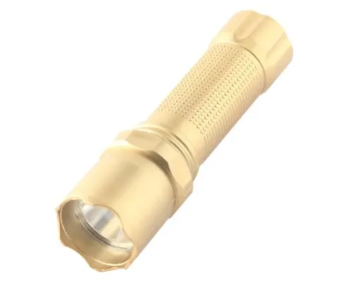 Ліхтар Quantum QM-FL1042 Minik 3W LED з USB Black-Gold, 2 шт./уп. (QM-FL1042)