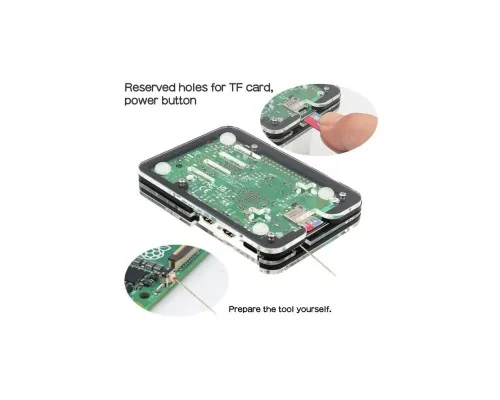 Корпус для Мікро ПК KUONGSHUN for Raspberry Pi 5 (RA797)