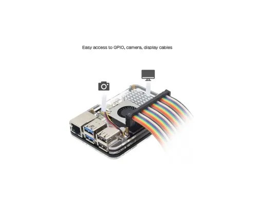 Корпус для Мікро ПК KUONGSHUN for Raspberry Pi 5 (RA797)