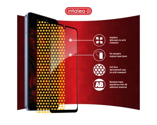 Скло захисне Intaleo Full Glue Xiaomi Redmi A3 Black (1283126591297)