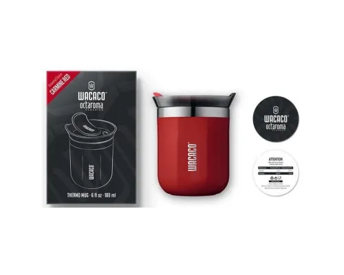 Термокружка Wacaco Octaroma Classico 180 мл, червона (WOCT180RED)