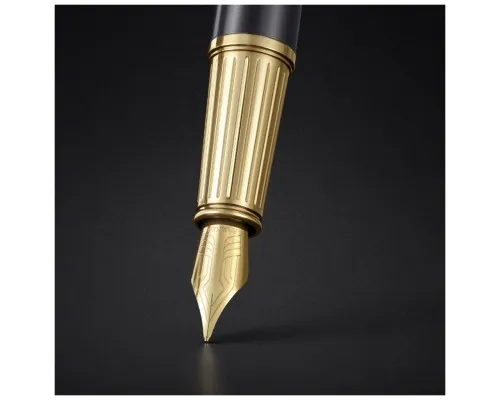 Ручка пір'яна Parker INGENUITY Grey Lacquer GT  FP F (60 411)