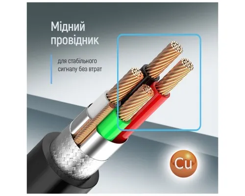 Кабель для принтера USB 2.0 AM/BM 2.0m black ColorWay (CW-CBUB072-BK)