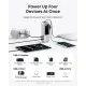 Батарея універсальна Anker 25000mAh, 165W, PD/3/0, QC/3/0, Built-In Double USB-C Cables, silver (A1695H41)