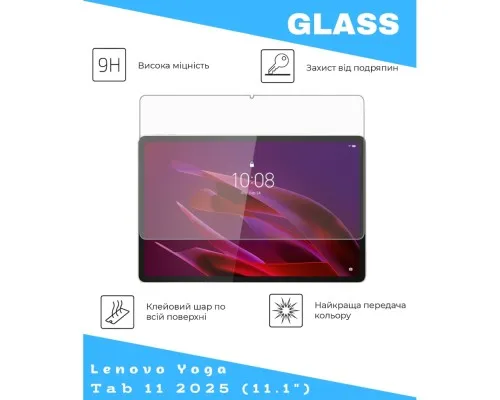 Скло захисне BeCover Lenovo Yoga Tab 11 2025 (11.1") TB-710FU (714895)