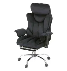 Офісне крісло Аклас Бамбетель RL 10093H (Оксамит Чорний) (00158596)