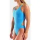 Купальник Arena Swimsuit Tech Multi Solid 008054-820 блакитний, жовтий 40 (3468337740117)