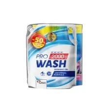 Набір побутової хімії Pro Wash Гель для прання Універсал 2000 г + Капсули для прання Квітка дощу 10 шт. (4262396149091)