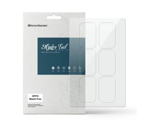 Плівка захисна Armorstandart Matte hydrogel OPPO Watch Free 6 pcs (ARM92081)