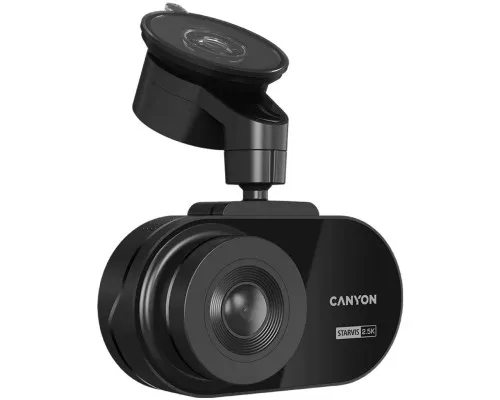 Відеореєстратор Canyon DVR25 WQHD 2.5K 1440p Wi-Fi Black (CND-DVR25)