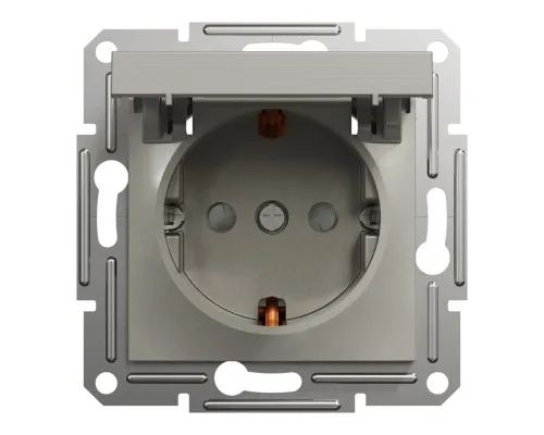 Розетка Schneider Electric ASFORA з кришкою, бронза (EPH3100169)