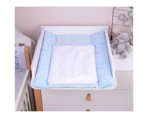 Пеленальний матрацик Верес Velour Medium blue 50х70 см (429.05)