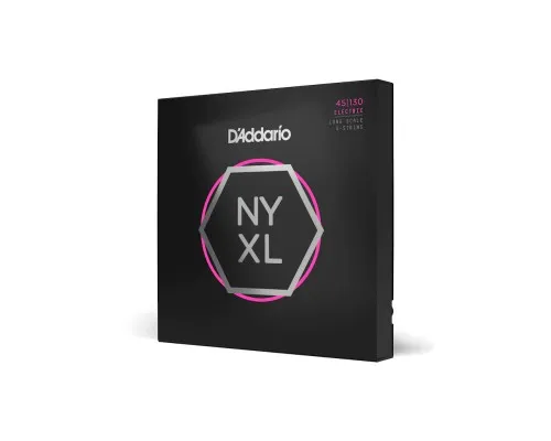 Струни для гітари D'Addario NYXL Regular Light 5-String (45-130) (NYXL45130)