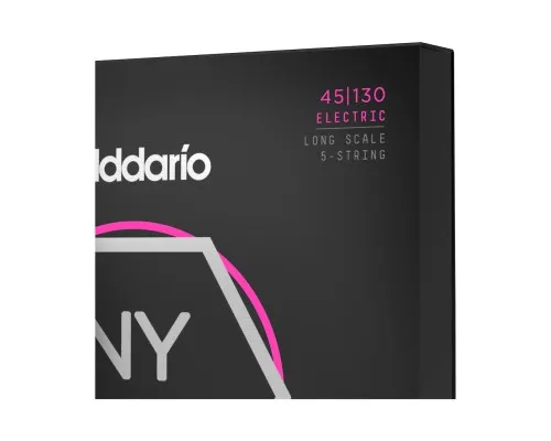 Струни для гітари D'Addario NYXL Regular Light 5-String (45-130) (NYXL45130)