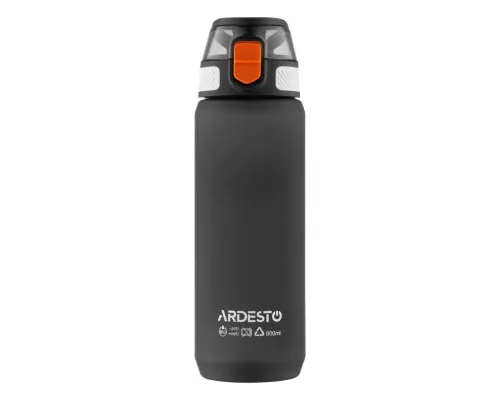 Пляшка для води Ardesto Matte 800мл чорний (AR2281ML)