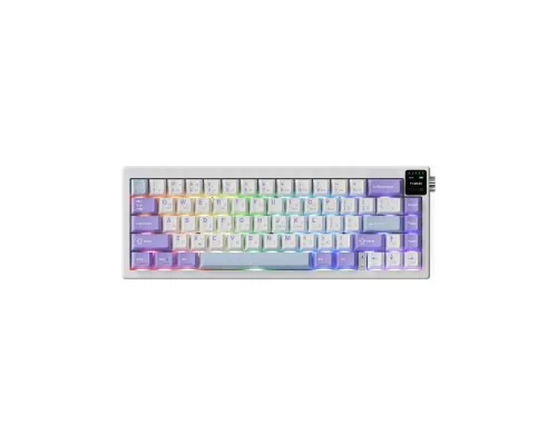 Клавіатура Ajazz AK650 Flying Fish Switch Purple RGB USB/Wireless/Bluetooth UA Purple (AK650-FF-PWB)