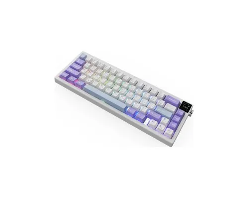 Клавіатура Ajazz AK650 Flying Fish Switch Purple RGB USB/Wireless/Bluetooth UA Purple (AK650-FF-PWB)