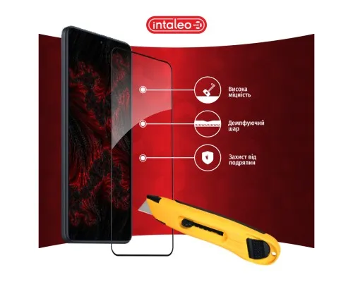 Скло захисне Intaleo Full Glue Xiaomi Redmi K60 Black (1283126589867)