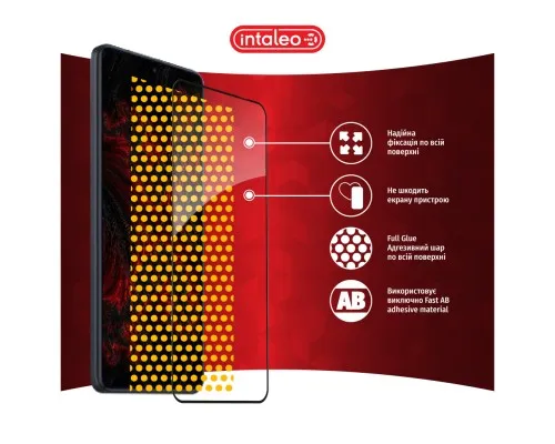 Скло захисне Intaleo Full Glue Xiaomi Redmi K60 Black (1283126589867)