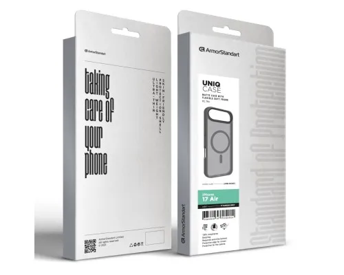 Чохол до мобільного телефона Armorstandart Uniq MagCase Apple iPhone 17 Air Titanium Grey (ARM86280)