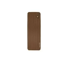 Матрац надувний Naturehike CNK2450WS035, 198х68х9.5 см, коричневий із вбудованою помпою (6927595796955)