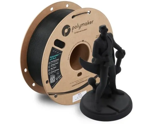 Пластик для 3D-принтера Polymaker HT-PLA 1,75mm 1kg BLACK (PA17001)