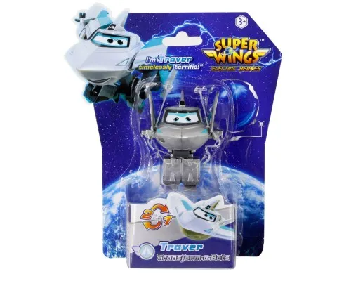 Фігурка Super Wings трансформер Transform-a-Bots Травер (Traver), 5 см (EU780032)