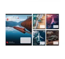 Зошит Yes Limitless routes А5 24 аркушів клітинка (769036)