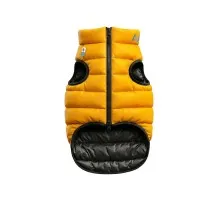 Курточка для тварин Airy Vest двостороння жовто-чорна XS30 (1546)
