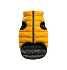 Курточка для тварин Airy Vest двостороння жовто-чорна XS30 (1546)