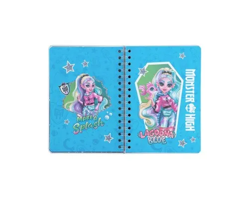 Тижневик Kite дитячий на спіралі Monster High, тверда обкладинка (MH25-438)