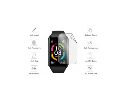 Плівка захисна Drobak Hydrogel Honor Band 6 (2шт) (313148) (313148)