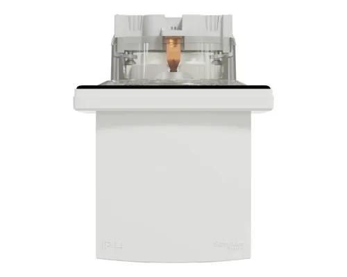 Розетка Schneider Electric ASFORA з кришкою IP44, біла (EPH3100321)