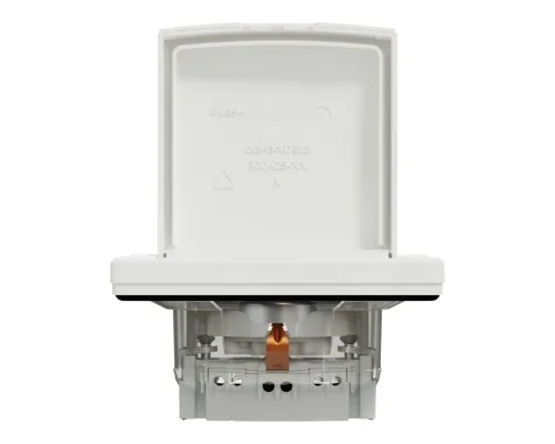 Розетка Schneider Electric ASFORA з кришкою IP44, біла (EPH3100321)