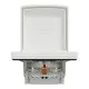 Розетка Schneider Electric ASFORA з кришкою IP44, біла (EPH3100321)