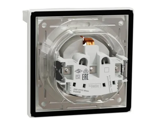 Розетка Schneider Electric ASFORA з кришкою IP44, біла (EPH3100321)