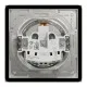 Розетка Schneider Electric ASFORA з кришкою IP44, біла (EPH3100321)