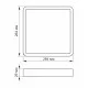 Світильник Videx 24W 5000K Black (VL-DLSS-245B)