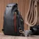 Сумка Vintage З отвором для навушників з екошкіри Чорна (22787)