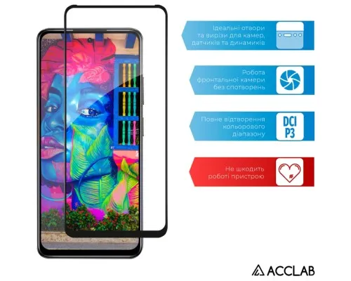 Скло захисне ACCLAB Full Glue Infinix Hot 40i Black (1283126588914)