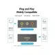 Конвертор HDMI to RCA Metal Type black Vention (AEEB0)
