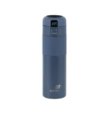 Термокружка Kite 1227 з термодатчиком 450 мл синій (K25-1227-2)