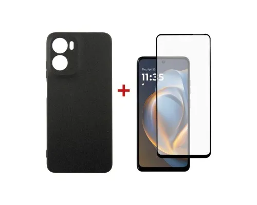 Чохол до мобільного телефона Dengos Motorola G05 Carbon+glass Blue (DG-KM-178)