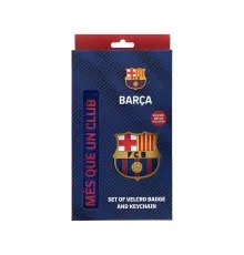 Бейдж Kite набір на липучці та підвіска FC Barcelona, 2 шт (BC25-3010)